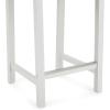 imageAmazon Basics Wooden Bar Stool with Backrest 24quot White Set of 2White