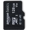 imageAmazon Basics microSDXC Memory Card with Full Size Adapter A2 U3 Read Speed up to 100 MBs 1 Tb Black128GB