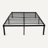 imageAmazon BasicsMetal Bed Frame NonFoldable Platform Bed Easy Assembly Queen 60W x 80L in BlackTwin