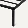 imageAmazon BasicsMetal Bed Frame NonFoldable Platform Bed Easy Assembly Queen 60W x 80L in BlackTwin