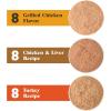 imageAmazon Brand  Wonder Bound Small Breed Wet Dog Food Variety Pack Grilled Chicken Flavor Chicken ampamp Liver Recipe Turkey Recipe Loaf in Gravy 35 Ounce Pack of 24