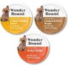imageAmazon Brand  Wonder Bound Small Breed Wet Dog Food Variety Pack Grilled Chicken Flavor Chicken ampamp Liver Recipe Turkey Recipe Loaf in Gravy 35 Ounce Pack of 24