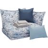 imageAmazon Basics 10Piece BedinaBag  Soft EasyWash Microfiber  FullQueen Sea Foam Medallion FloralBlue Watercolor Floral