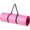 imageAmazon Basics 12 Inch Extra Thick Exercise Yoga Mat with Carrying Strap Cushioned Support for Fitness and Gym WorkoutsPink