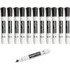 imageAmazon Basics 12Pack LowOdor Chisel Tip Dry Erase Whiteboard Markers BlackBlack