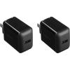 imageAmazon Basics 12W OnePort USBA Wall Charger 24A for Phones iPhone 1514131211X Samsung and more nonPPS WhiteBlack