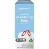 imageAmazon Basics 13 Gallon Tall Kitchen Drawstring Trash Bags Clean Fresh Scent 10 Post Consumer Recycled 45 CountWhite