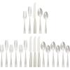 imageAmazon Basics 20Piece Stainless Steel Flatware Set with Square Edge Service for 4 Silver20Piece