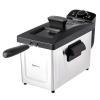 imageAmazon Basics 32Qt 30L Deep Fryer with 12Cup Oil Capacity Adjustable Temperature Easy Draining Basket Stainless Steel Exterior Viewing Window 1500W Black ampamp Silver32Qt  Black  Silver