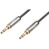 imageAmazon Basics 35mm Aux Audio Cable for Stereo Speaker or Subwoofer with GoldPlated Plugs 4 Foot BlackBlack