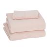 imageAmazon Basics 4 Piece Bed Sheet Set 100 Cotton Jersey Includes Super Soft Flat and Fitted Sheets Pillowcase Queen Light Gray SolidBlush
