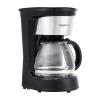 imageAmazon Basics 5 Cup Drip Coffee Maker Coffee Machine with Glass Coffee Pot 08 Qt Auto Shutoff Auto Pause Removable Filter Basket Matte Black5Cup