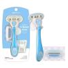 imageAmazon Basics 5Blade Razor for Women Handle 2 Cartridges ampamp Shower Hanger Cartridges fit Amazon Basics Razor Handles only Previously Solimo2 Count Pack of 1