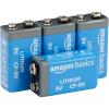 imageAmazon Basics 8Pack 9 Volt Lithium HighPerformance Batteries Up to 10Year Shelf Life Long Lasting Power4 Count Pack of 1