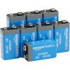 imageAmazon Basics 8Pack 9 Volt Lithium HighPerformance Batteries Up to 10Year Shelf Life Long Lasting Power8 Count Pack of 1