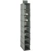 imageAmazon Basics 8Tier Hanging Closet Shelf Shoe Organizer 115 x 41 x 55 in Dark Grey