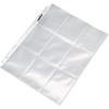 imageAmazon Basics 9Sleeve Trading Card Protectors Binder Sheet Transparent 100 Pack500Pack