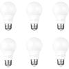 imageAmazon Basics A19 Dusk to Dawn Sensor LED Outdoor Light Bulb 60W Equivalent EnergyEfficient 9W Daylight 5000K E26 Base 10000 Hours 2 Count Pack of 1Soft White
