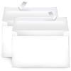imageAmazon Basics A9 Blank Invitation Envelopes with Peel and Seal Closure 534 x 834 Inches White  Pack of 100
