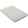imageAmazon Basics Absorbent ampamp Fast Dry Plush Memory Foam Bath Mat 17x24in Light Gray