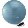 imageAmazon Basics AntiBurst Exercise Ball with Pump 2326quot DiameterAqua