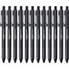 imageAmazon Basics Black Ballpoint Pens for Smooth Writing Retractable 12PackBlack