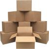 imageAmazon Basics Cardboard Shipping and Packing Moving Boxes 10 Pack Medium Brown 18quot x 14quot x 12quotMedium