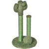 imageAmazon Basics Cat Scratcher  Indoor Cactus Triple Posts Cat ampamp Kittens Scratching Post with Dangling Ball Small 224quotH  GreenSmall  224 H