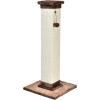 imageAmazon Basics Cat Scratcher  Indoor Classic Single Cat ampamp Kittens Scratching Post Medium 315quotH  GreyBrown