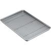 imageAmazon Basics Ceramic Nonstick Baking Sheets ampamp Cooling Rack Set NonToxic Half Sheet Size 2Pack GrayGray