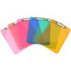 imageAmazon Basics Colorful Sturdy Lightweight Plastic Clipboards Pack of 6 Letter Size Assorted ColorsAssorted Neon