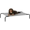 imageAmazon Basics Cooling Breathable Elevated Dog Bed with Metal Frame for Small Dogs 36 x 22 x 75 Inch GreenGrey