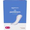 imageAmazon Basics Daily Pantiliner Regular Length Pads for Women Unscented 300 Count 6 Packs of 50 Previously SolimoExtra Long