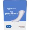 imageAmazon Basics Daily Pantiliner Regular Length Pads for Women Unscented 300 Count 6 Packs of 50 Previously SolimoRegular