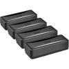 imageAmazon Basics DryErase Whiteboard Eraser for School Office Home and Classroom Black 8Pack4Pack