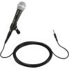 imageAmazon Basics Dynamic Microphone  Professional Vocal Mic with Cable for Karaoke Podcasting Live PerformanceMicrophone