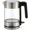 imageAmazon Basics Electric Stainless Steel Kettle for Tea and Coffee BPAFree Fast Boiling Auto ShutOff 18 Quarts 1500W Black and SilverGlass Carafe