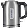 imageAmazon Basics Electric Stainless Steel Kettle for Tea and Coffee BPAFree Fast Boiling Auto ShutOff 18 Quarts 1500W Black and SilverStainless Steel