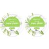 imageAmazon Basics Everyday Paper Plates 10 Inch Disposable 150 Count150 Count Pack of 2