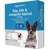 imageAmazon Basics Flea Tick ampamp Mosquito Topical Treatment for Medium Dogs 1120 pounds 6 Count Previously Solimo4 Count