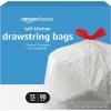 imageAmazon Basics Flextra Tall Kitchen Drawstring Trash Bags 13 Gallon Unscented 50 Count90 Count Pack of 1
