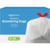 imageAmazon Basics Flextra Tall Kitchen Drawstring Trash Bags Fresh Scent 13 Gallon 120 Count120 Count Pack of 1