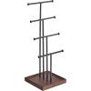 imageAmazon Basics FourTier Jewelry Tree Stand  WhiteBrassWalnutBlack