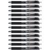 imageAmazon Basics Gel Pens Fine Point Smooth Writing Pens Retractable Assorted 07mm 12 PackBlack