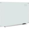 imageAmazon Basics Glass DryErase Board Magnetic Frameless Whiteboard 72Wquot x 48Hquot Magnetic White48W36H