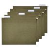 imageAmazon Basics Hanging File Folders 15Cut Tabs Letter Size Standard Green 50 Count per BoxStandard Green