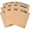 imageAmazon Basics Hardboard Office Clipboard 6Pack Brown12Pack