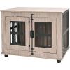 imageAmazon Basics Heavy Duty Dog Crate Furniture for Small to Medium Dogs Wooden Decorative Dog Kennel Cage Indoor with Safety Lock 385quot L x 268quot W x 256quot HS325Lx 256W x 219H