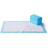 imageAmazon Basics Heavy Duty Dog and Puppy Pee Pads 5Layer LeakProof Ultra Absorbent QuickDry Surface Potty Training Regular 24x23quot 50 Count Blue ampamp WhiteGiant