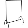 imageAmazon Basics Heavy Duty Rolling Garment Rack Hanging Clothes Organizer Rail for Display and Storage 182 x 152 m Black121 x 152 m